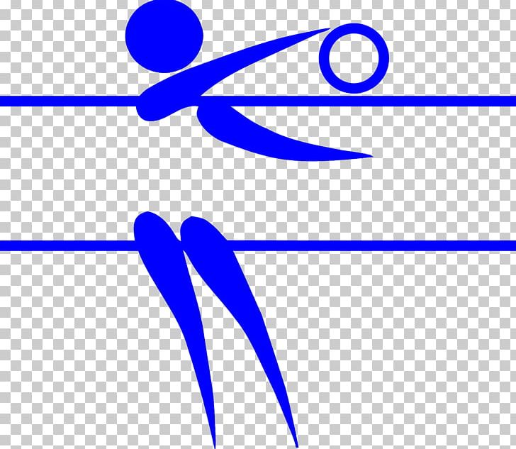 Summer Olympic Games Volleyball Pictogram PNG, Clipart, Angle, Area, Beach Volleyball, Blue, Circle Free PNG Download