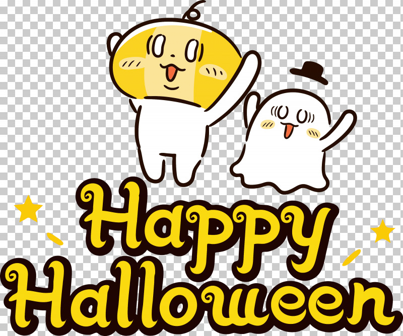 Happy Halloween PNG, Clipart, Cartoon, Emoticon, Happiness, Happy Halloween, Logo Free PNG Download
