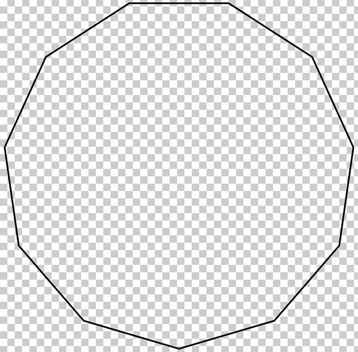 Hendecagon Regular Polygon Nonagon Geometry PNG, Clipart, Angle, Area, Black And White, Circle, Common Free PNG Download