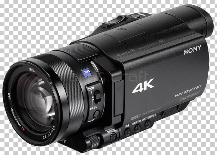 Camera Lens Video Cameras Sony Handycam FDR-AX100 PNG, Clipart, 4k Resolution, Camera, Camera Accessory, Camera Lens, Cameras Optics Free PNG Download