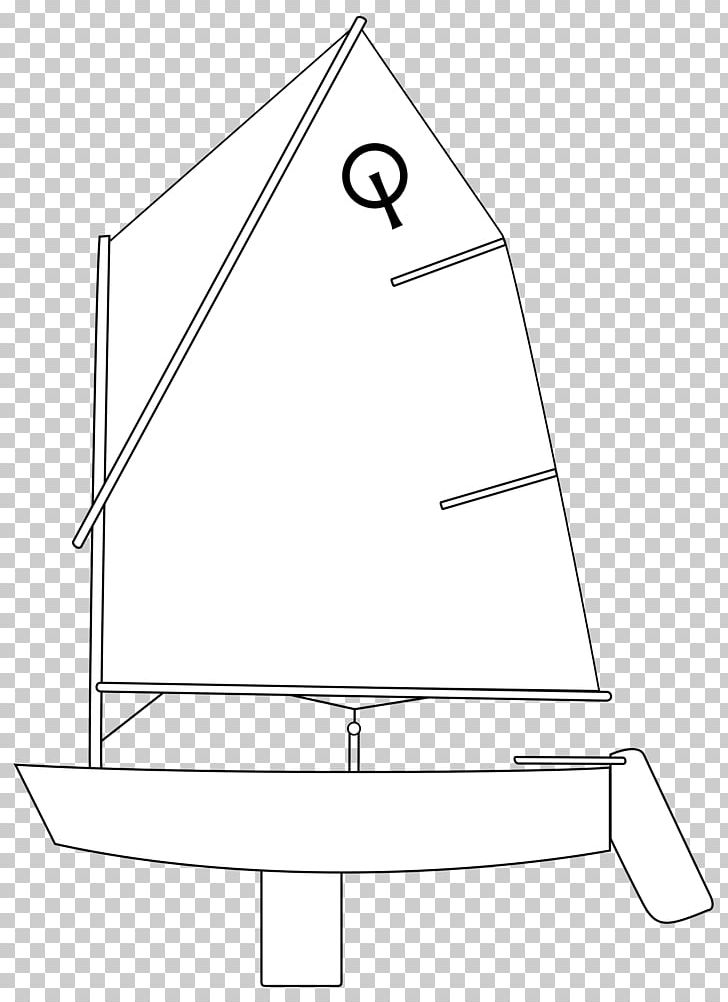 Optimist Sailboat Sailing Laser PNG, Clipart, Angle, Area, Black And White, Boat, Boating Free PNG Download