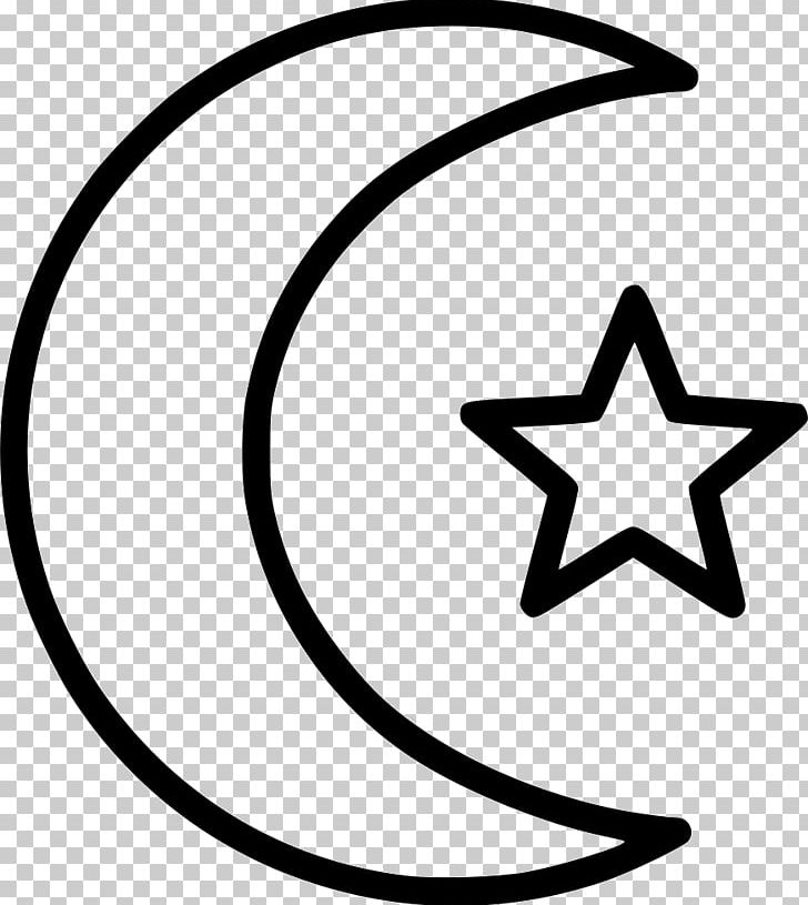 Star And Crescent Star Polygons In Art And Culture Symbol Wall Decal PNG, Clipart, Angle, Area, Black, Black And White, Circle Free PNG Download