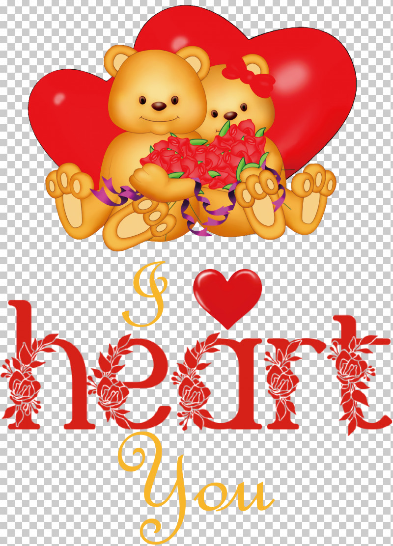 I Heart You I Love You Valentines Day PNG, Clipart, Bears, Care Bears, Forever Friends, Friend Bear, Giant Panda Free PNG Download