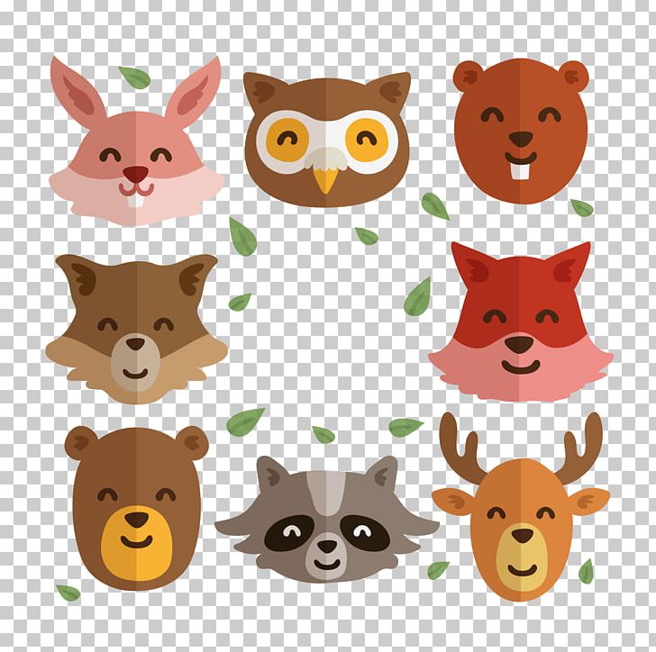 animal smile vector