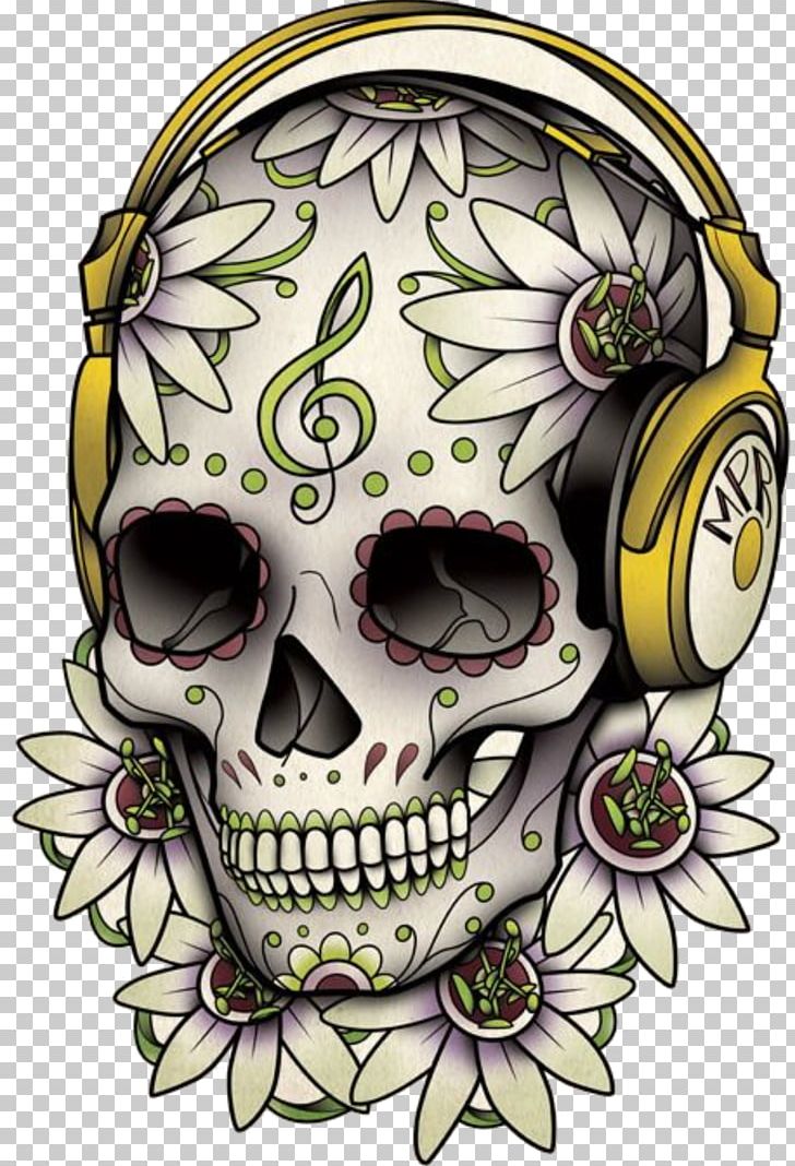 Calavera Tattoo Skull Day Of The Dead Drawing PNG, Clipart, Art, Audio, Bone, Calavera, Candy Free PNG Download