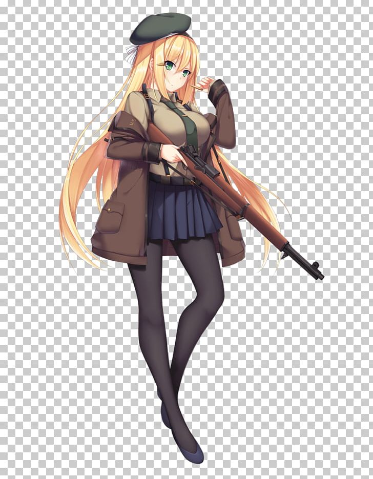 Girls' Frontline M1 Garand Springfield Armory .30-06 Springfield M1 Carbine PNG, Clipart, Anime, Automatic Firearm, Automatic Rifle, Brown Hair, Costume Free PNG Download