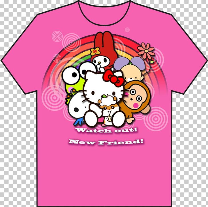 T-shirt Hello Kitty Sleeve Clothing PNG, Clipart, Area, Baby Toddler Clothing, Brand, Character, Clothing Free PNG Download