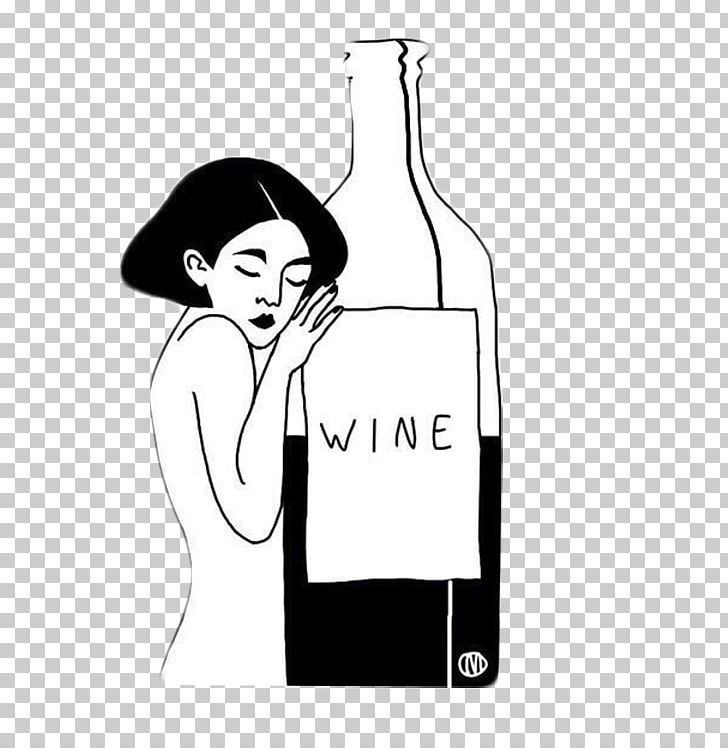 Wine Drawing Art Sketch PNG, Clipart, Art, Art Tumblr, Black And White, Bottle, Croquis Free PNG Download
