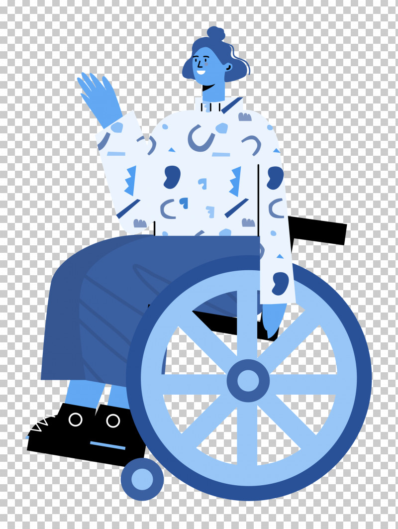 Sitting On Wheelchair Woman Lady PNG, Clipart, Behavior, Clock, Human, Lady, Meter Free PNG Download