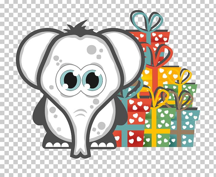 white elephant gift exchange clip art