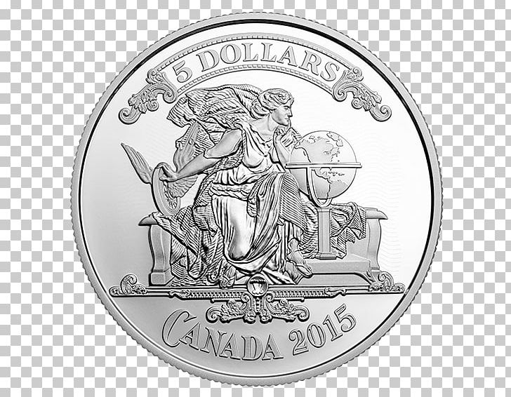 Coin Canada Silver Banknote PNG, Clipart, Bank, Banknote, Bank Note, Banknotes Of The Canadian Dollar, Black And White Free PNG Download