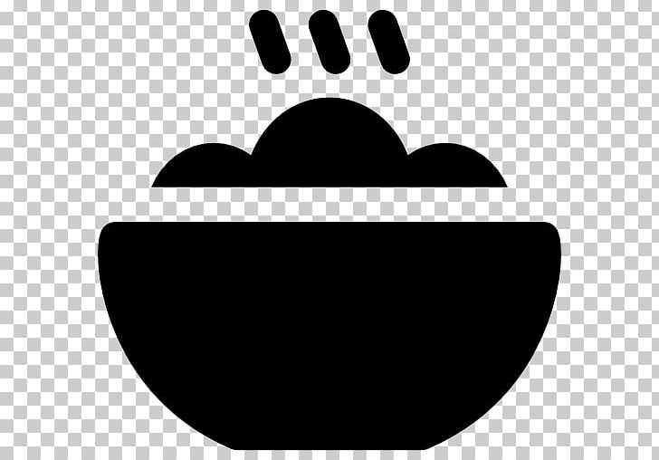 Computer Icons Rice Dinner Bowl Food PNG, Clipart, Black, Black And White, Bowl, Computer Icons, Cooking Free PNG Download