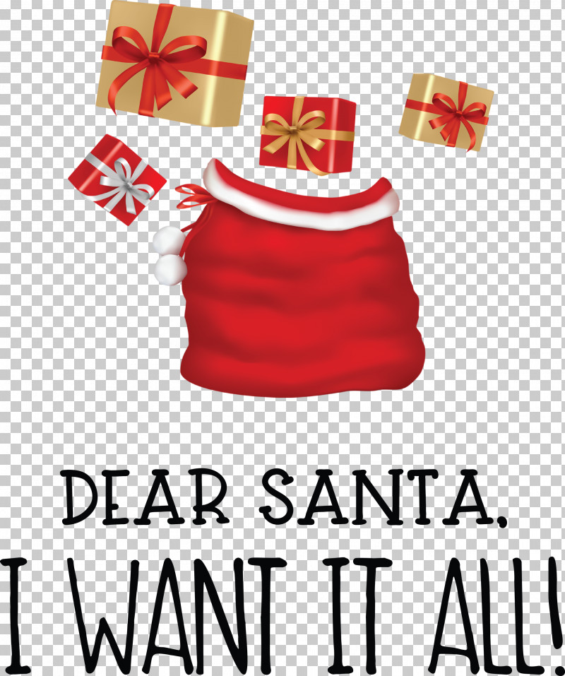 Dear Santa Christmas PNG, Clipart, Christmas, Christmas Card, Christmas Day, Christmas Decoration, Christmas Ornament Free PNG Download