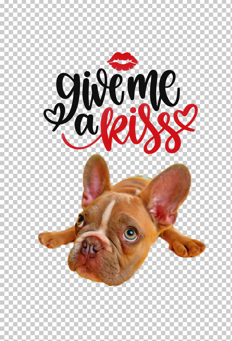 Give Me A Kiss Valentines Day Love PNG, Clipart, Bulldog, Dog, Dog Grooming, Drawing, French Bulldog Free PNG Download