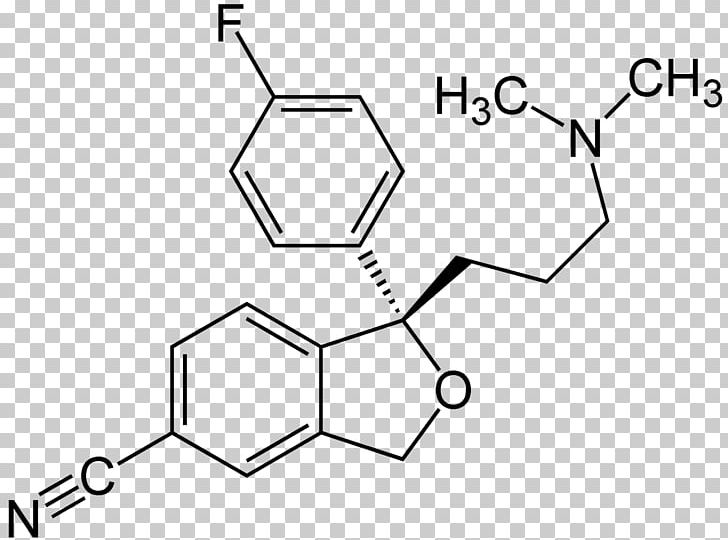 Escitalopram Selective Serotonin Reuptake Inhibitor Molecule Chemical Substance Structure PNG, Clipart,  Free PNG Download