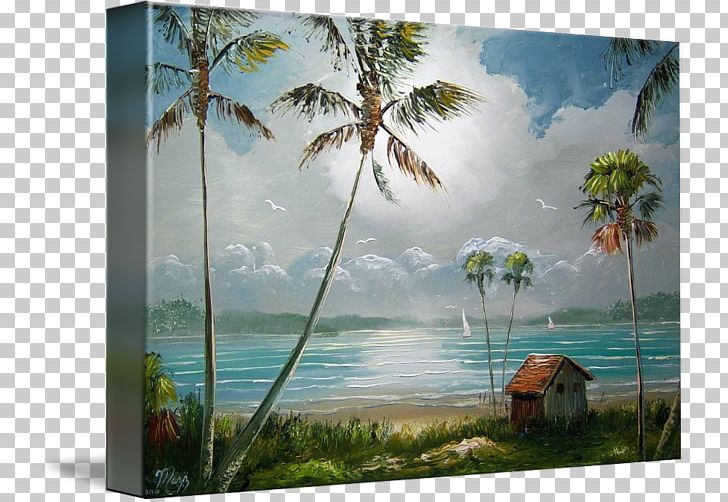 Painting Lake Tropics Tropical Cyclone PNG, Clipart, Arecales, Art, Artwork, Canvas, Drawing Free PNG Download