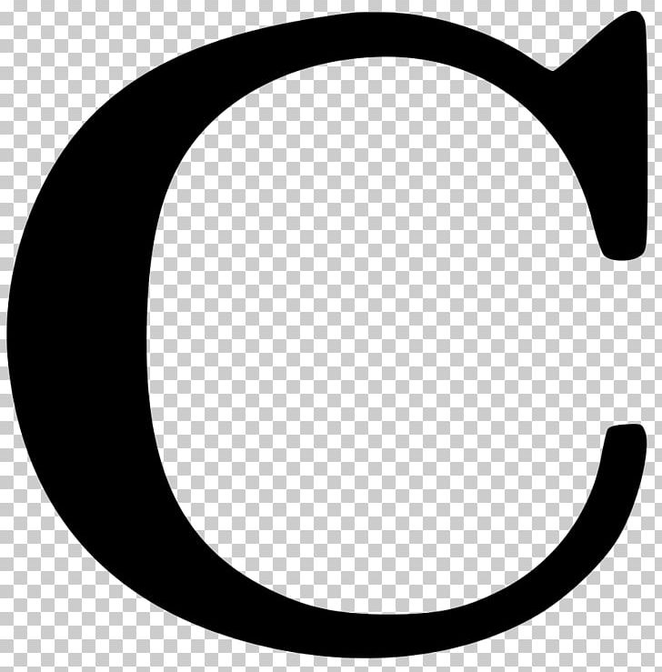 White Black Font PNG, Clipart, Black, Black And White, Circle, Letter C, Line Free PNG Download