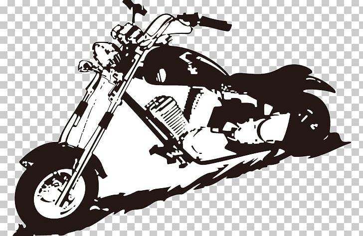 Car Motorcycle Accessories Motor Vehicle Decal PNG, Clipart, All Kinds Of Motorcycle, Bicycle, Black, Cartoon Motorcycle, Monochrome Free PNG Download