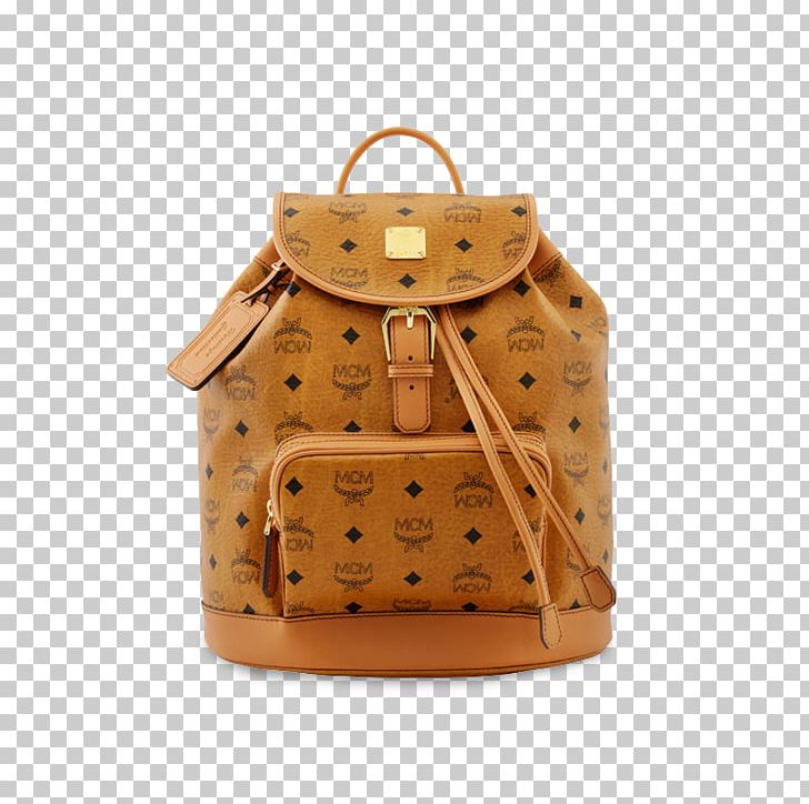 MCM Worldwide Backpack Tasche Handbag Leather PNG, Clipart, Backpack, Bag, Beige, Brown, Clothing Free PNG Download