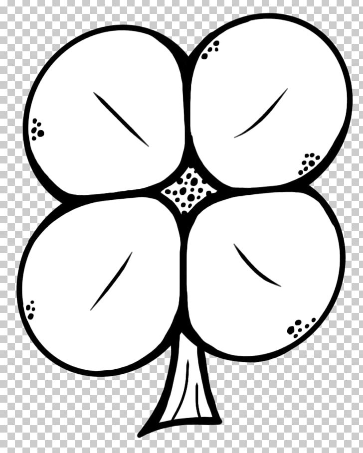 Four-leaf Clover Coloring Book Luck PNG, Clipart, Area, Black, Black And White, Child, Circle Free PNG Download