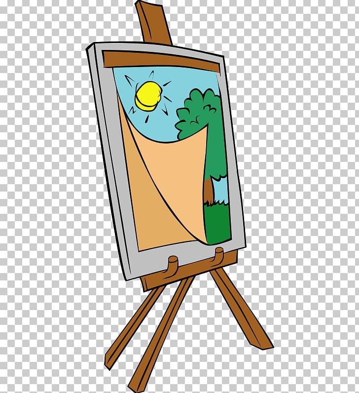 Painting Easel PNG, Clipart, Area, Art, Artwork, Canvas, Cartoon Free PNG Download