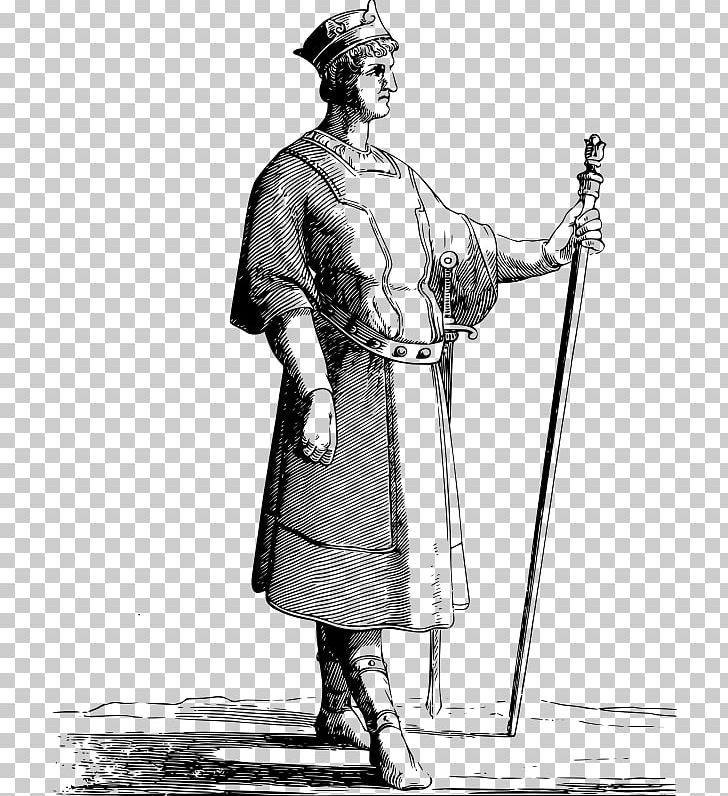 Holy Roman Empire Middle Ages Holy Roman Emperor PNG, Clipart, Alamy, Black And White, Clothing, Cold Weapon, Costume Free PNG Download