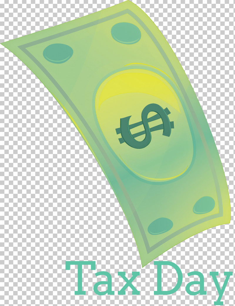 Tax Day PNG, Clipart, Green, Tax Day, Yellow Free PNG Download