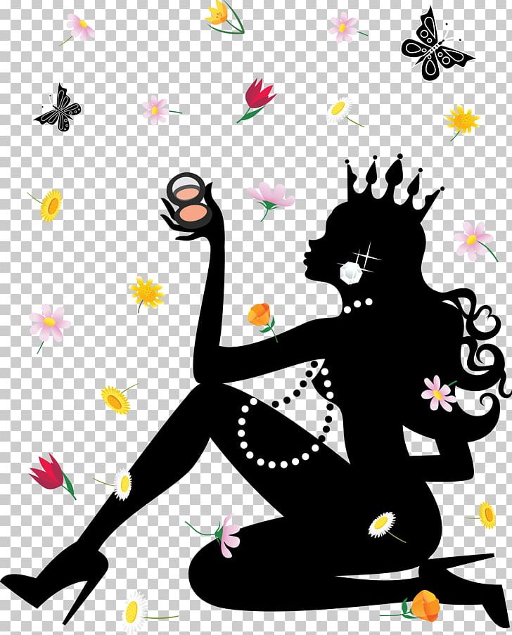 Silhouette Cosmetics Art PNG, Clipart, Animals, Art, Beauty, Branch, Cosmetics Free PNG Download