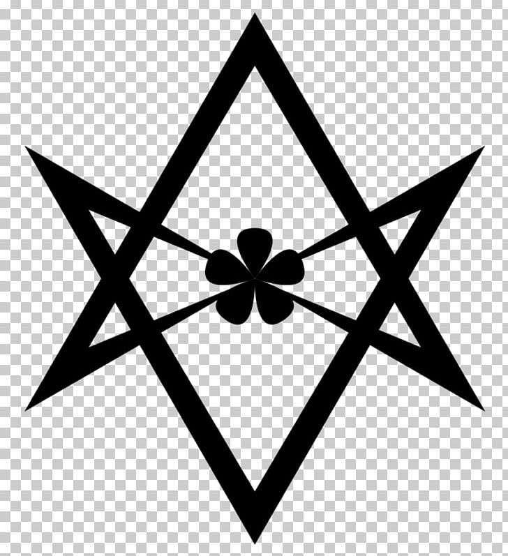 Unicursal Hexagram Thelema Symbol Religion PNG, Clipart, Aleister Crowley, Angle, Black And White, Circle, Esotericism Free PNG Download