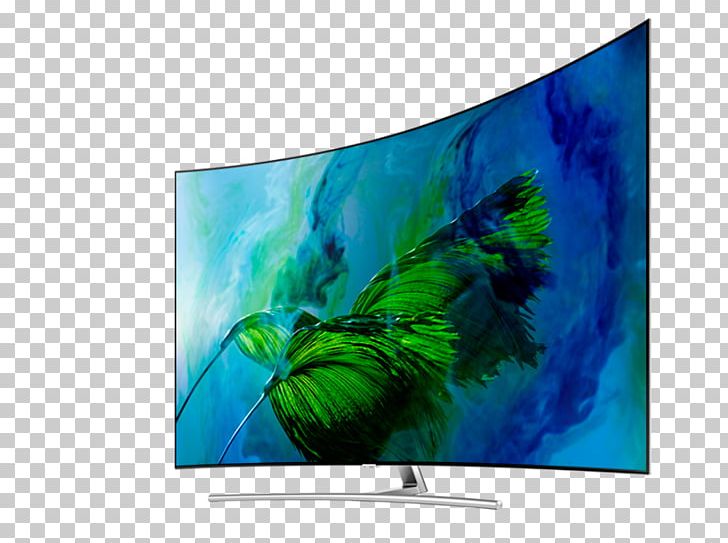 Quantum Dot Display Television Samsung LED-backlit LCD Smart TV PNG, Clipart, 4k Resolution, Advertising, Computer Monitor, Curved Screen, Display Device Free PNG Download