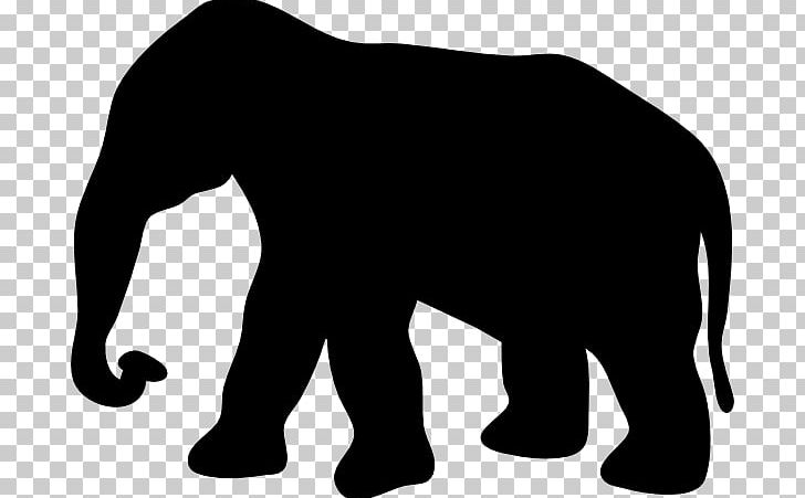 Elephant Silhouette PNG, Clipart, Big Cats, Black, Black And White, Carnivoran, Cartoon Free PNG Download