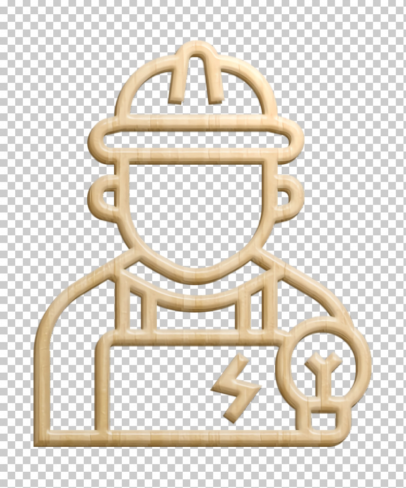 Jobs And Occupations Icon Electrician Icon PNG, Clipart, Beige, Brass, Chair, Electrician Icon, Furniture Free PNG Download