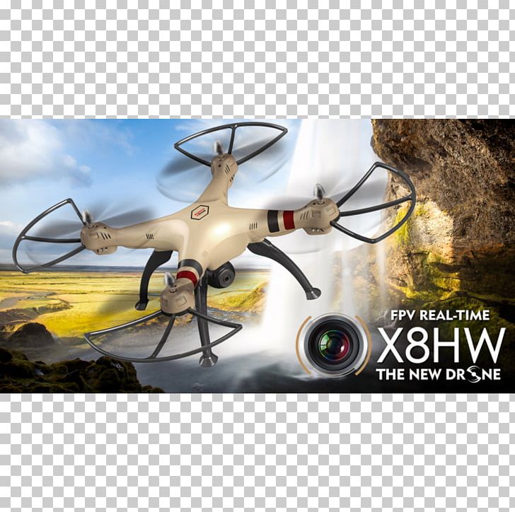 Helicopter Quadcopter Unmanned Aerial Vehicle First-person View Syma X8HW PNG, Clipart, Aircraft, Airplane, Drone Racing, Firstperson View, Helicopter Free PNG Download