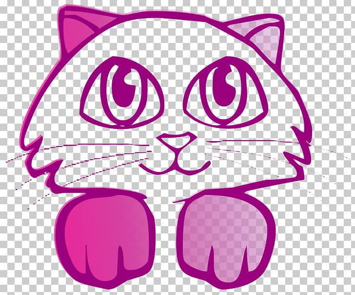 Pink Cat Kitten PNG, Clipart, Animals, Area, Art, Black Cat, Carnivoran Free PNG Download
