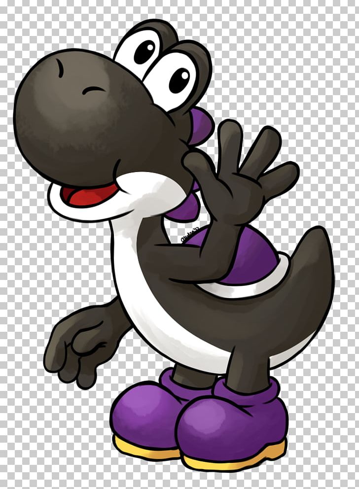 Mario & Yoshi Purple Nintendo PNG, Clipart, Art, Beak, Black, Carnivoran, Cartoon Free PNG Download