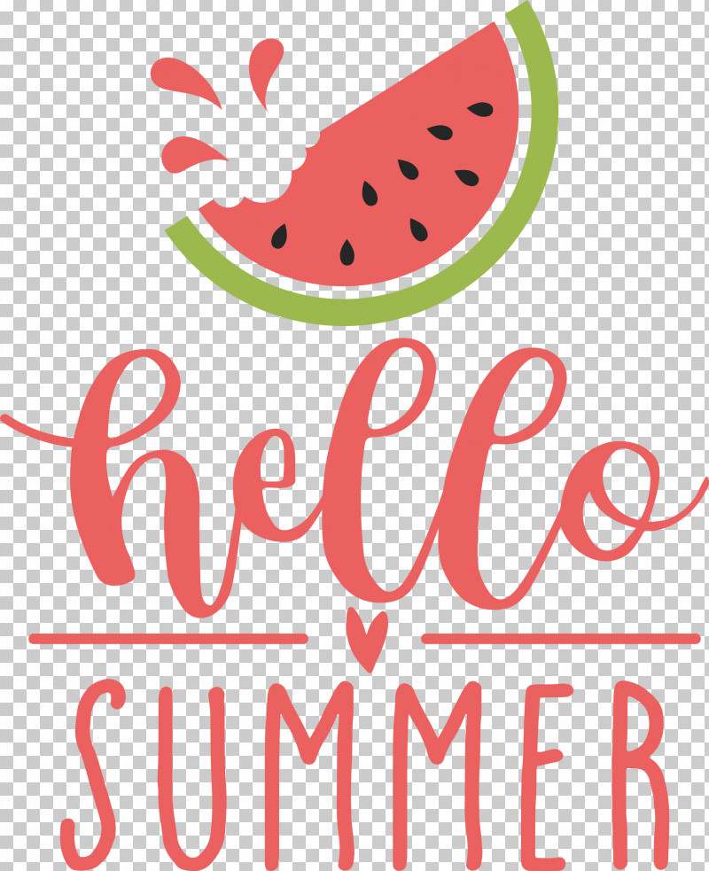 Hello Summer PNG, Clipart, Flower, Fruit, Hello Summer, Line, Logo Free PNG Download