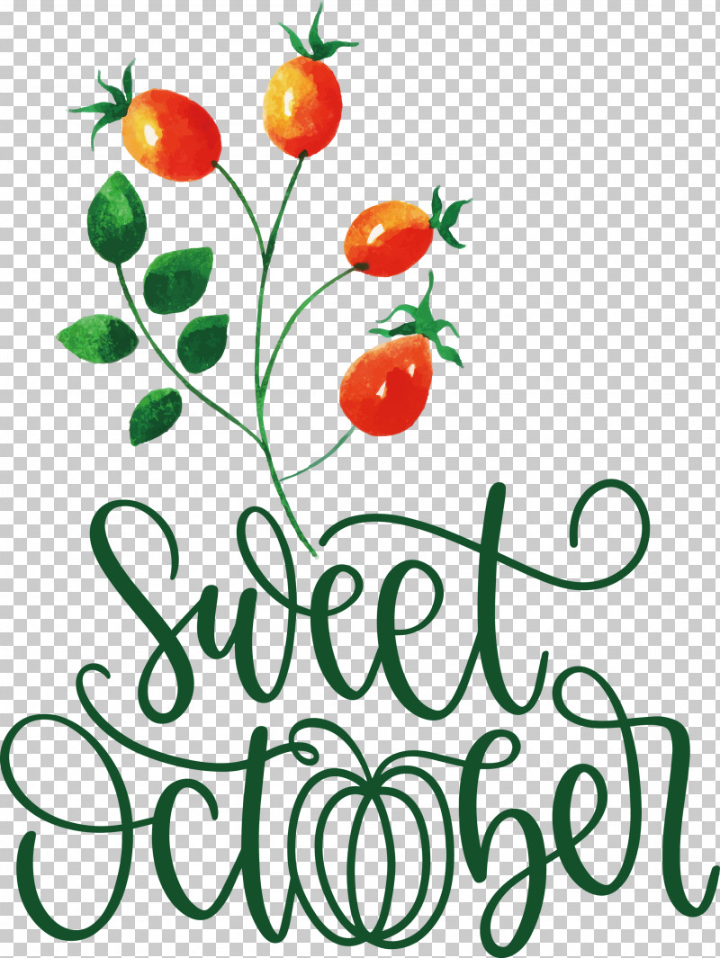 Sweet October October Fall PNG, Clipart, Autumn, Fall, Flower, Fruit, Geometry Free PNG Download