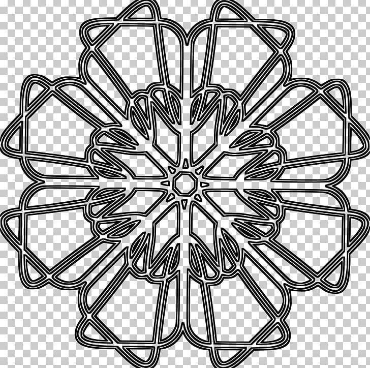 Coloring Book Geometry Mandala Adult PNG, Clipart, Adult, Art, Auto Part, Bicycle Wheel, Black And White Free PNG Download