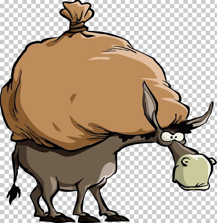 Mule Donkey Cartoon PNG, Clipart, Animal, Artwork, Beak, Cartoon, Cattle Like Mammal Free PNG Download