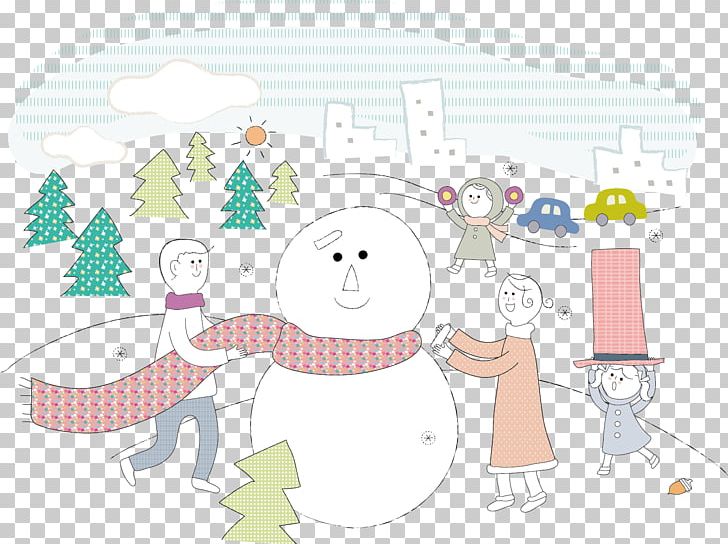 Snowman Winter Illustration PNG, Clipart, Cartoon, Child, Encapsulated Postscript, Fictional Character, Material Free PNG Download