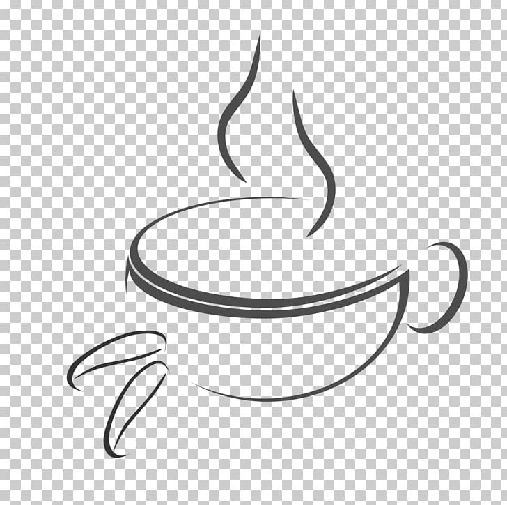 Coffee Cafe Logo PNG, Clipart, Artwork, Black, Black And White, Cafe, Calligraphy Free PNG Download