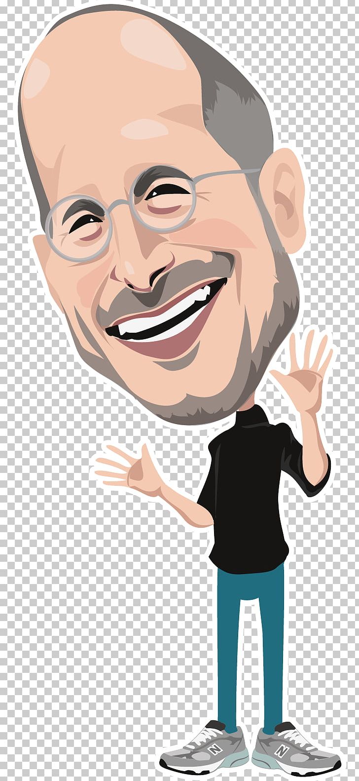 Steve Jobs Apple Cartoon Facial Expression PNG, Clipart, Apple, Celebrities, Cheek, Chief Executive, Chin Free PNG Download