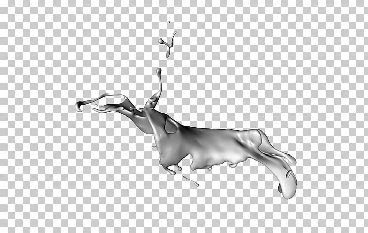 Cattle Reindeer Antelope Dog Mammal PNG, Clipart, Antelope, Antler, Black And White, Canidae, Cattle Free PNG Download