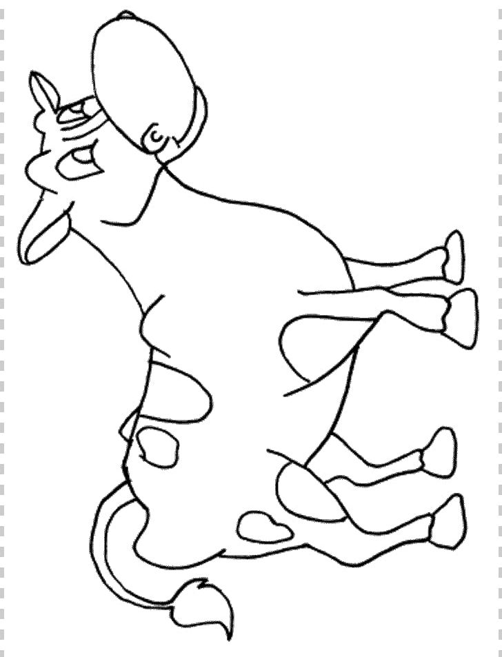 Cattle Coloring Book Calf PNG, Clipart, Angle, Arm, Art, Black, Black And White Free PNG Download