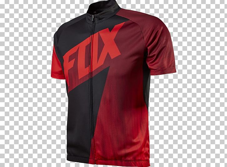 Fox Racing Jersey Clothing Red Sleeve PNG, Clipart, Active Shirt, Bicycle, Bicycle Jersey, Blue, Brand Free PNG Download