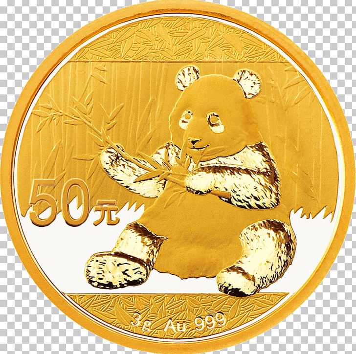 Giant Panda Chinese Gold Panda Gold Coin Bullion Coin PNG, Clipart, Bullion, Bullion Coin, Carnivoran, Chinese Gold Panda, Chinese Silver Panda Free PNG Download