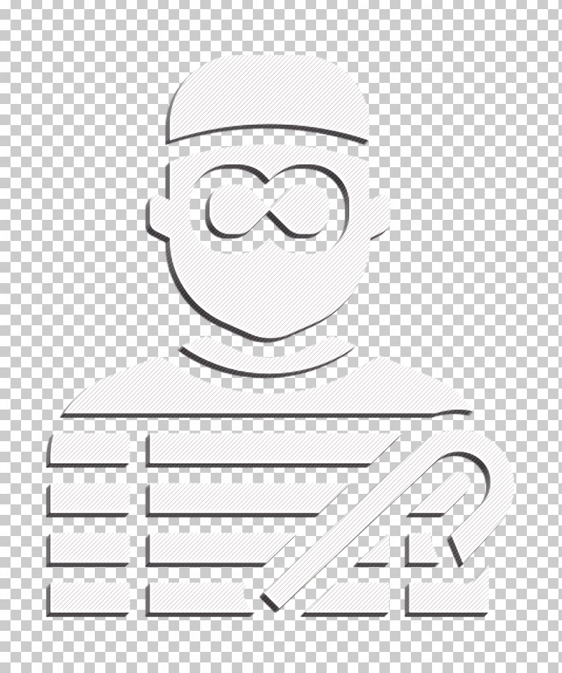 Wanted Icon Jobs And Occupations Icon Burglar Icon PNG, Clipart, Blackandwhite, Burglar Icon, Cartoon, Eyewear, Glasses Free PNG Download