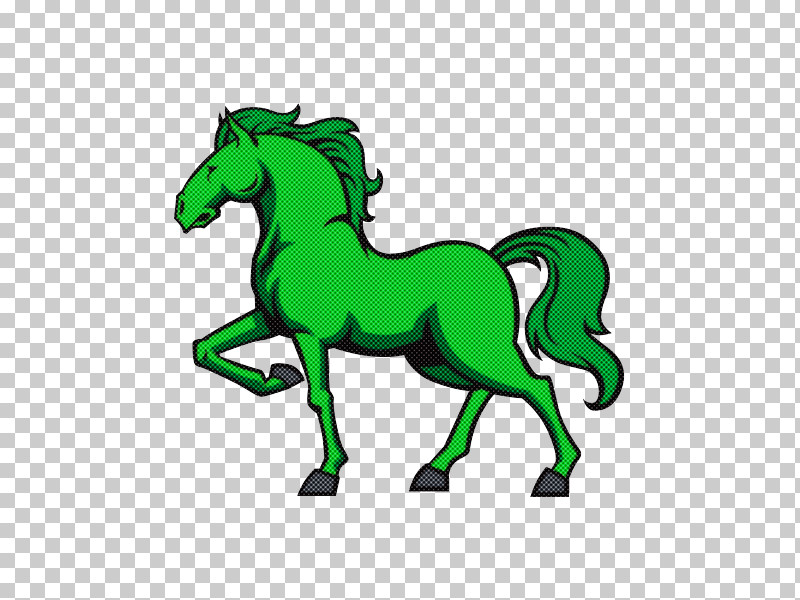 Green Horse Animal Figure Mane Mare PNG, Clipart, Animal Figure, Grass, Green, Horse, Line Art Free PNG Download