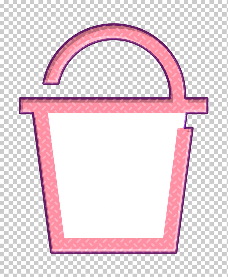 Summer Icon Bucket Icon PNG, Clipart, Bucket Icon, Line, Magenta, Material Property, Pink Free PNG Download