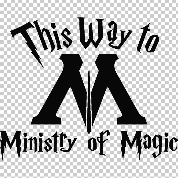 Ministry Of Magic Magic In Harry Potter Decal Sticker PNG, Clipart, Angle, Area, Black, Black And White, Brand Free PNG Download